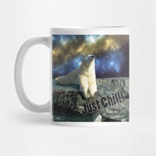 Super cool chilled Ice Bear on the Rocks Mug